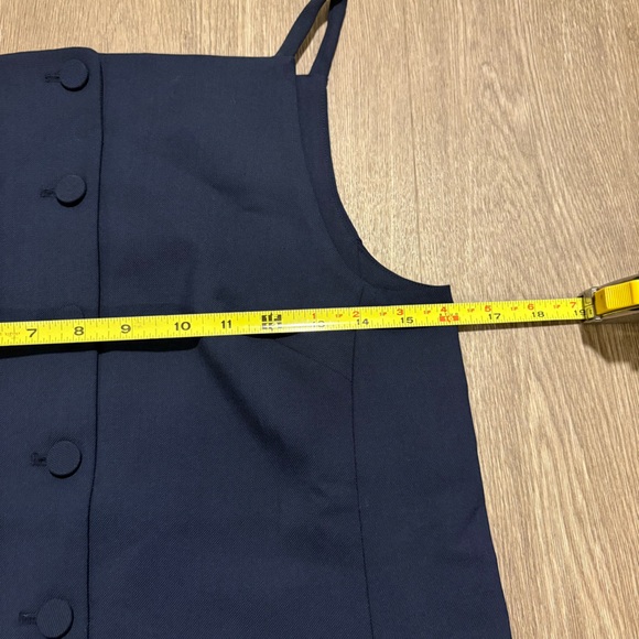 Madewell New With Imperfections High Neck Sleeveless Vest Mini Dress Size 0 - Picture 4 of 8